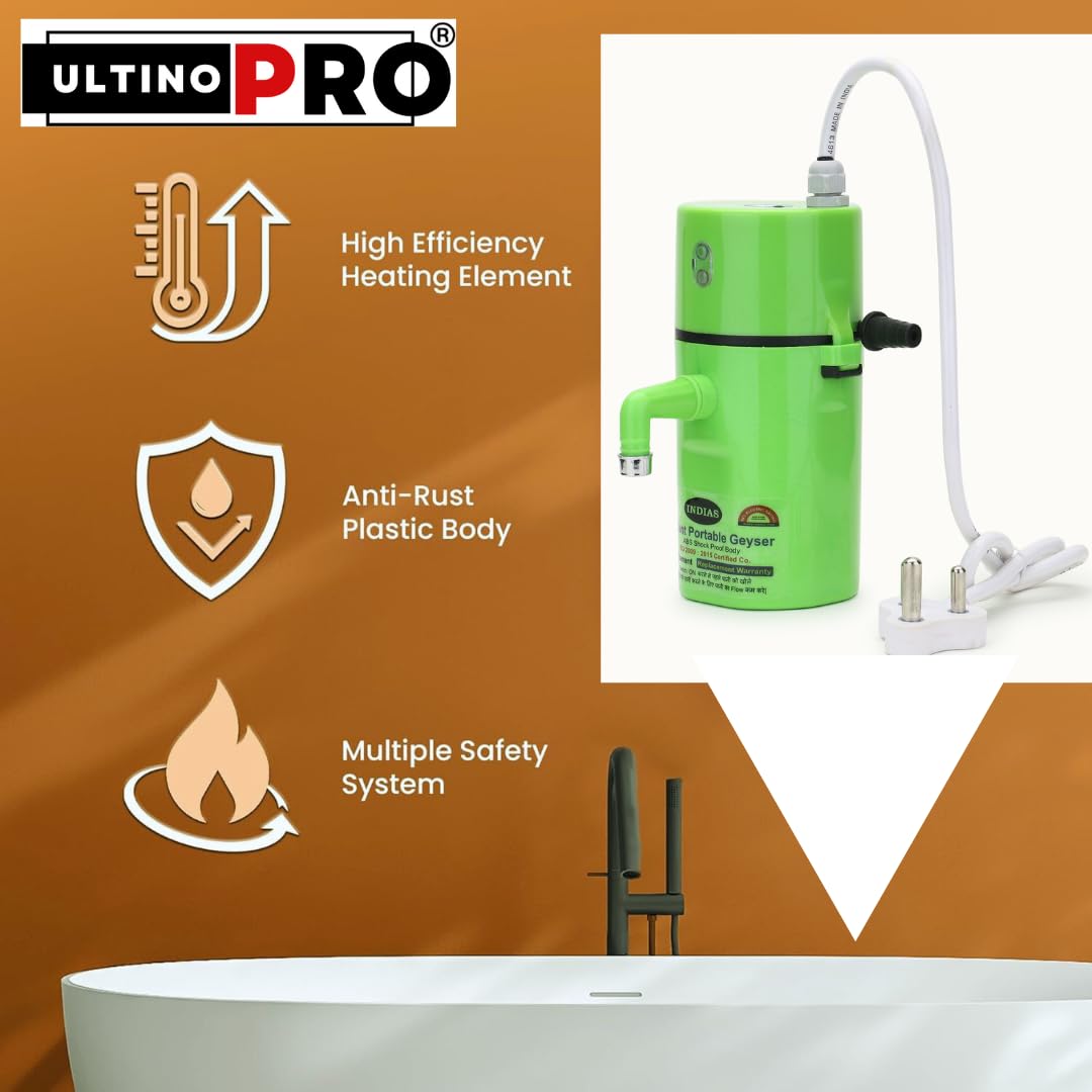 Instant Electric Water Geyser - (1 Year Warranty)