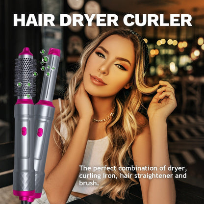 5 in 1 Curly Airstyler - (1 Year Warranty)